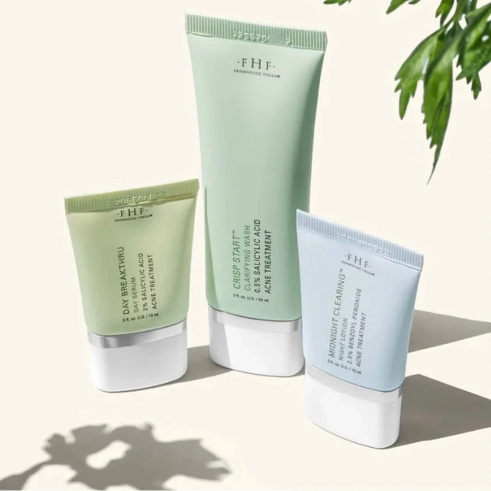 NWT - FarmHouse Fresh Acne Kit COMEBACK CLEAR RAPID RELIEF 4 Sealed Items - Picture 4 of 5